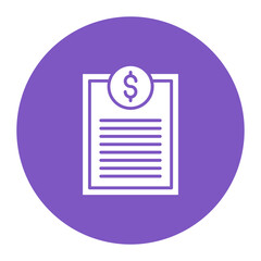 Poster - Invoice Icon