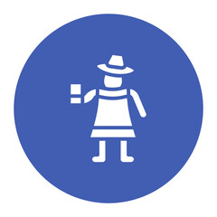 Poster - Woman Taking Selfie Icon