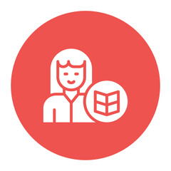 Sticker - Woman Recipes Icon