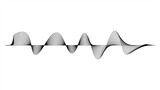 Fototapeta  - colorful vector design illustration of dynamic sound waves, radio frequency modulation, random sound wave
