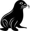 Harbor seal Flat Icon