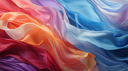 Poster - silk fabric background