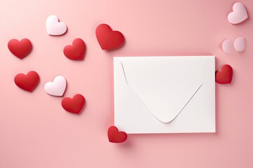 Wall Mural - heart and envelope