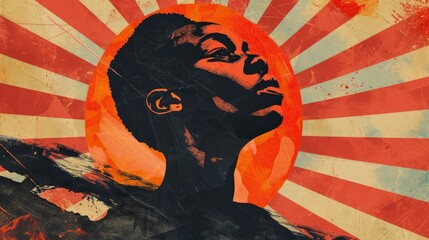 Poster - A black history month background image