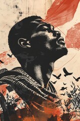 Poster - A black history month background image