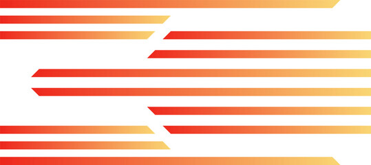 Wall Mural - abstract horizontal arrow stripes lines orange gradient background
