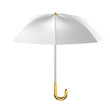 3d icon of white umbrella