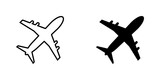 Fototapeta  - Airplane icon vector. Airplane logo design. Airplane vector icon illustration isolated on white background