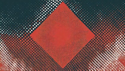 checkered rhombus half tone pattern vector frame red abstract background chequered particles subtle textured vertical border pop art graphical design halftone contrast minimalism art wide wallpaper