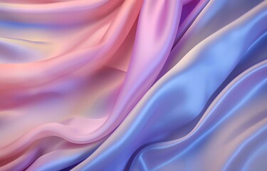 abstract background of elegant pink silk or satin texture with some smooth folds in it