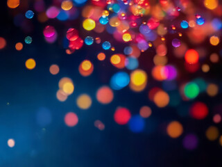 abstract background with bokeh light 