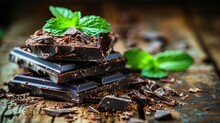 Chocolate Bar With Mint