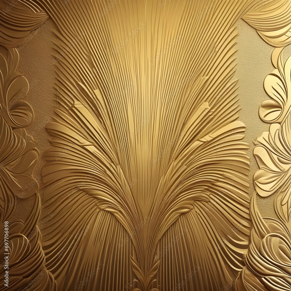 Luxury golden wallpaper. Art Deco Pattern, Vip invitation background ...