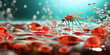A close-up that brings into focus the tiny creature responsible for transmitting various pathogens.