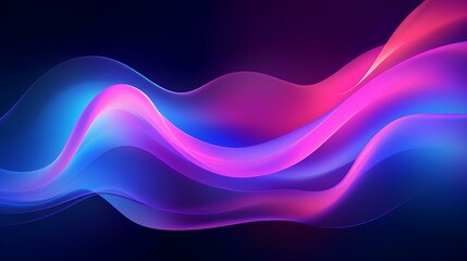 Wall Mural - Background and wallpaper to use as a graphic design resource or on the web, with blue and lilac color waves