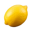 Lemon fruit on transparent background
