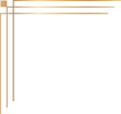 © TWINS DESIGN STUDIO - Luxury golden art deco frames header element vector