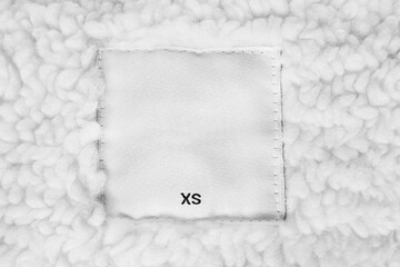 Canvas Print - Size XS clothes label