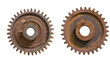 © Marko - rusty old cog wheels - isolated