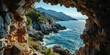 Höhle Sicht Meer