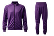 Purple Color Track Suit on a transparent background