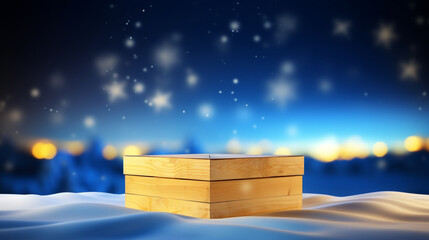 Sticker - christmas gift box HD 8K wallpaper Stock Photographic Image