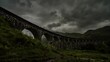 Glenfinnan Viadukt  Brücke Schottland Zeitraffer