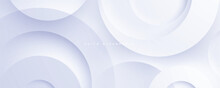 Abstract White Circle Shape Light And Shadow Background