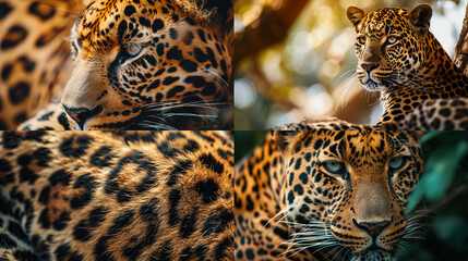 Sticker - close up of leopard