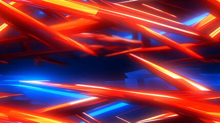 Wall Mural - modern abstract high-speed movement. dynamic motion light trails with motion blur effect on dark bac