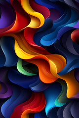 Wall Mural - abstract festive colorful background, bright rainbow flag pattern, gay lesbian lgbt illustration sym