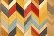 Wooden bauhaus modern parquet seamless pattern background. Repeating decoration geometry for wall