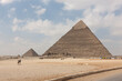 Egypt Cairo Giza pyramids on a sunny autumn day