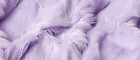 Wall Mural - Long violet purple fur. Seamless background or texture.