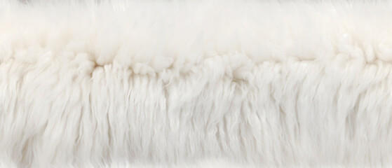 Wall Mural - Long white fur. Seamless background or texture.