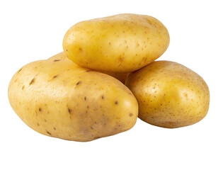 Poster -  Young potato - isolated on transparent background