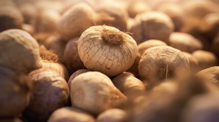 Sticker -  a pile of nuts sitting next to each other on top of a pile of other nuts on top of each other.