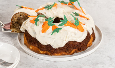 Sticker - Carrot bundt cake with cream cheese frosting