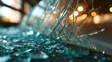 Broken Crack Glass Window Mirror Wallpaper Background
