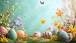 Easter Day Greeting Card Design