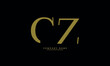  CZ, ZC, C, Z Abstract Letters Logo Monogram