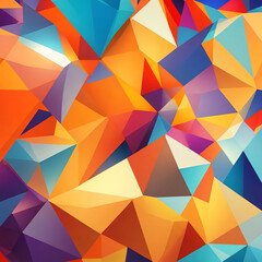 Wall Mural - abstract geometric background