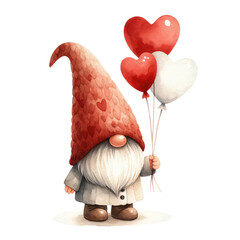 Gnomes Valentine's day Clipart, Gnomes Love, gnome Sticker, sublimate gnome, sublimation, PNG