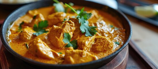 Poster - Creamy butter curry with chicken.