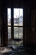 stary, opuszczony, izba, wnętrza, architektura, dom, brudny, drewna, ruina, zniszczony
