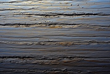 Canvas Print -  a close up of a piece of wood that looks like it has been cut in half to make a pattern.