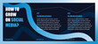 Blue business carousel vector background	