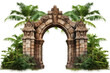 Tropical Gateway Isolated On Transparent Background