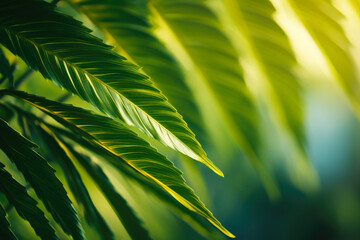 Wall Mural - Tropical Jungle Canopy: Verdant Leafy Backdrop