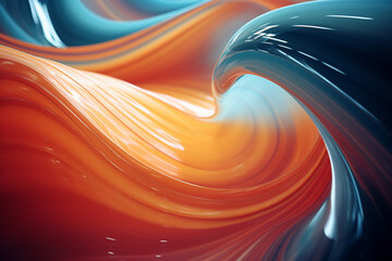 Aufkleber - Vibrational waves of abstract forms representing the resonance achieved when aligning personal values and goals.